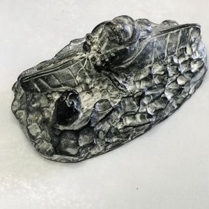 The Wolf sculpture ,Wolf Original Handmade made in Canada , Canoe Eskimo,  seal